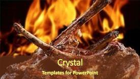  Presentation with hot sauce - Amazing slide deck having hot sauce - food backdrop and a tawny brown colored foreground