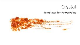  Presentation with hot sauce - Beautiful theme featuring hot spots - splashes droplets and spilled chili backdrop and a  colored foreground