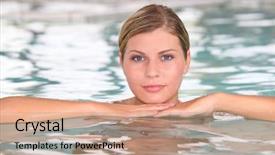  Presentation with spa - Audience pleasing PPT layouts consisting of hot springs - closeup of beautiful woman backdrop and a  colored foreground