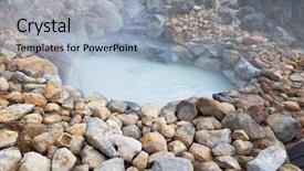  Presentation with hot springs - Cool new slide set with hot springs backdrop and a light blue colored foreground