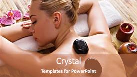  Presentation with spa salon - Cool new presentation with hot stones on body backdrop and a coral colored foreground