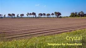 Presentation with hot spring - Cool new slide set with hot-summer-day-in-late backdrop and a tawny brown colored foreground