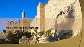  Presentation with pilgrim - Presentation theme having hot-summer-sunset-adorable-green background and a coral colored foreground