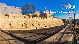  Presentation with old photo - Beautiful presentation featuring hot-summer-sunset-powerful-double backdrop and a teal colored foreground