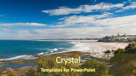  Presentation with kings - Slide deck consisting of hot sunny day at kings background and a tawny brown colored foreground