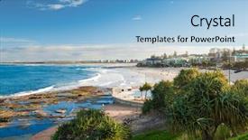  Presentation with kings - Theme having hot sunny day at kings background and a light blue colored foreground