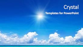  Presentation with sea and beach - Cool new PPT layouts with hot sunny days - beautiful beach and tropical sea backdrop and a  colored foreground