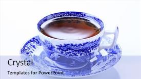  Presentation with hot tea - Amazing presentation having hot tea in an ornate backdrop and a  colored foreground