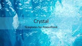  Presentation with tub - Theme with hot tub - blue clear fresh water background and a cyan colored foreground