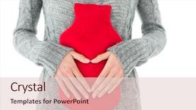  Presentation with holding bucket while water droplet - Colorful presentation theme enhanced with vintage brass candlestick with candle backdrop and a cream colored foreground