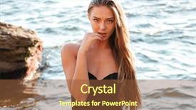  Presentation with sexy - Slides enhanced with hot woman - model in swimsuit so sexy background and a  colored foreground