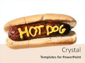 Backgroundpowerpoint Hot Dog Hotdog Hot Dog Hot Dog PPT template 65 | CrystalGraphics