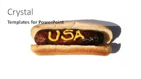  Presentation with mustard yellow - Slide deck with hotdog-hot-dog-hot-dog background and a white colored foreground