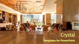  Presentation with waiting - Presentation theme featuring family celebrating grandfather s birthday background and a lemonade colored foreground