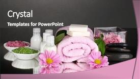  Presentation with hotel amenities - PPT layouts enhanced with hotel amenities kit on gray background and a dark gray colored foreground