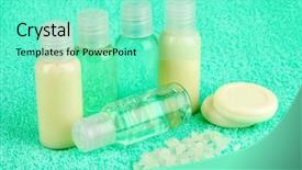  Presentation with hotel amenities - Slide deck enhanced with rest big bend and observation background and a tawny brown colored foreground