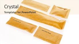  Presentation with hotel amenities - Cool new presentation with hotel amenities kit on white backdrop and a blonde colored foreground