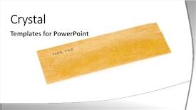  Presentation with hotel amenities - Slide set with hotel amenities kit on white background and a white colored foreground