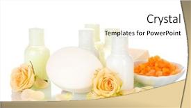  Presentation with hotel amenities - Audience pleasing presentation theme consisting of hotel-amenities-kit-on-white backdrop and a white colored foreground