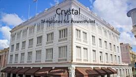  Presentation with dance em casa - Beautiful PPT theme featuring hotel casa granda in santiago backdrop and a light blue colored foreground