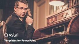  Presentation with luxury - Audience pleasing PPT theme consisting of maifa - confident middle-aged man in luxury backdrop and a dark gray colored foreground