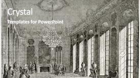  Presentation with hotel - Slide deck featuring hotel de villars interior paris background and a gray colored foreground