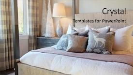  Presentation with peace - Beautiful presentation featuring bedroom with reindeer and peace backdrop and a mint green colored foreground