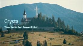  Presentation with hotel - Slides consisting of hotel-dracula-in-piatra-fantanele background and a ocean colored foreground