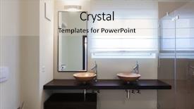  Presentation with house model software - Cool new slides with hotel furniture - architecture modern house interiors backdrop and a lemonade colored foreground