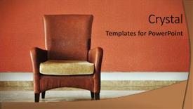  Presentation with old fashioned - Amazing presentation having hotel furniture - old fashioned chair backdrop and a red colored foreground