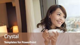  Presentation with pen laptop coffee cup clips - Theme having hotel gratuit - asian woman holding a cup background and a tawny brown colored foreground