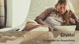  Presentation with sensuality woman black angel relaxing - Slide set featuring hotel gratuit - happy young woman is relaxing background and a  colored foreground