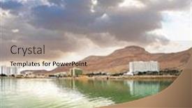  Presentation with lighting effects - Audience pleasing slide deck consisting of hotel on the shores of the dead sea in israel incredible lighting effects sunset backdrop and a coral colored foreground