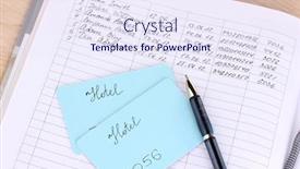  Presentation with hotel - Beautiful PPT theme featuring hotel-reception-isolated-on-white backdrop and a sky blue colored foreground