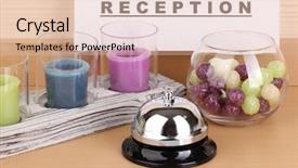  Presentation with hotel - Slide set consisting of black coffee hot drink spread background and a tawny brown colored foreground