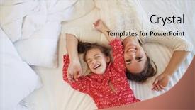  Presentation with medical evaluation of 5 years old boy - Beautiful theme featuring hotel rooms - mom with her 6 years backdrop and a soft green colored foreground