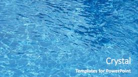  Presentation with swimming pool - Theme featuring  background and a  colored foreground.