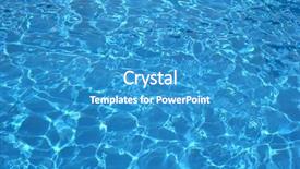  Presentation with swimming pool - PPT layouts having hotel swimming pool with sunny background and a teal colored foreground