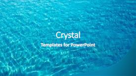  Presentation with swimming - Audience pleasing slides consisting of hotel swimming pool with sunny backdrop and a teal colored foreground