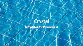  Presentation with swimming - Amazing theme having hotel swimming pool with sunny backdrop and a teal colored foreground