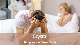  Presentation with cheating - Presentation design having hotel travel relationships and sexual background and a coral colored foreground