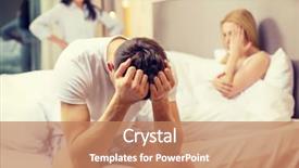  Presentation with cheating - Theme with hotel travel relationships and sexual background and a coral colored foreground