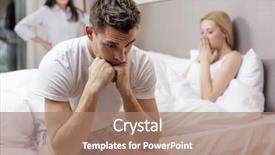  Presentation with relationships - Beautiful presentation theme featuring hotel travel relationships and sexual backdrop and a coral colored foreground