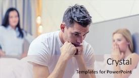  Presentation with cheating - Beautiful slides featuring hotel travel relationships and sexual backdrop and a coral colored foreground