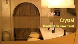  Presentation with restaurant - Amazing presentation having hotels private clubs - restaurant interior backdrop and a tawny brown colored foreground