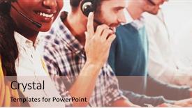  Presentation with diabetes team - Slides featuring hotline - team working on computer background and a  colored foreground