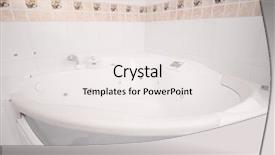  Presentation with tub - PPT theme enhanced with hottub - image of a hot tub background and a  colored foreground