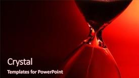  Presentation with dark - Cool new slide set with hourglass on dark red background backdrop and a wine colored foreground