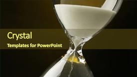  Presentation with basketball abstract dark basketball - PPT layouts featuring hourglass on dark yellow background background and a tawny brown colored foreground