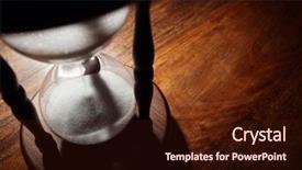  Presentation with time running out - PPT layouts enhanced with hourglass time passing concept background and a wine colored foreground